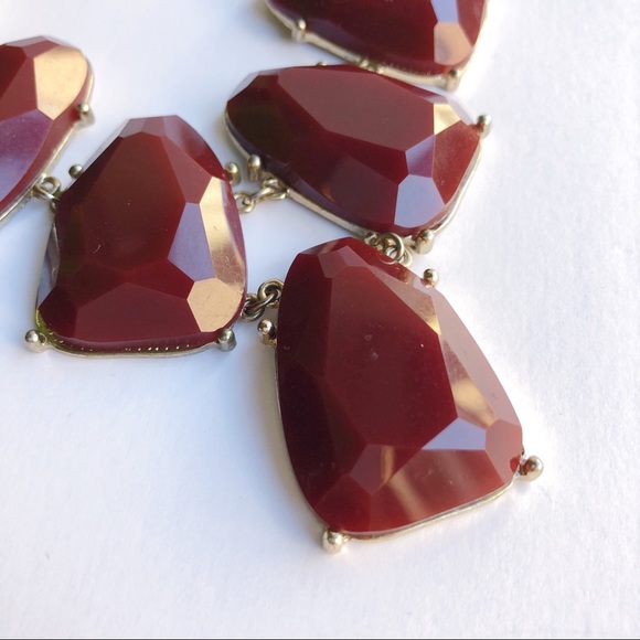 Sharlow Wine Statement Necklace - Picture 2 of 4